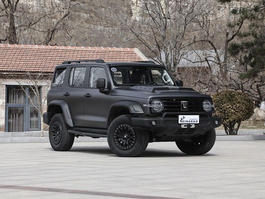 2025 4WD Energy Hybrid 3.0T Tank 300 SUV 500Nm 265KW 360Ps Benzynowy samochód z zasięgiem 105Km czysto elektryczny Czarny / szary wnętrze